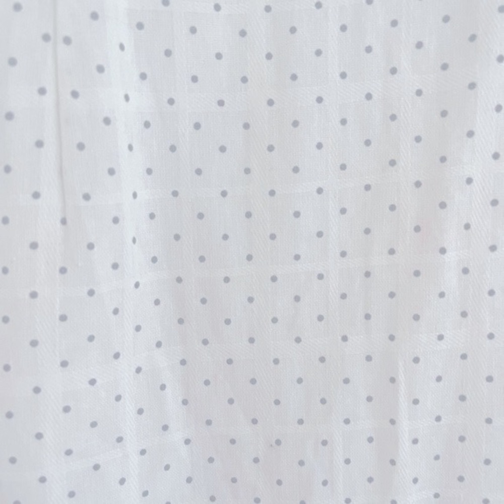 NWT Revolve Line+ Dot Lillie Wrap MIDI in White w/ Gray polka dots - XS - Picture 9 of 12